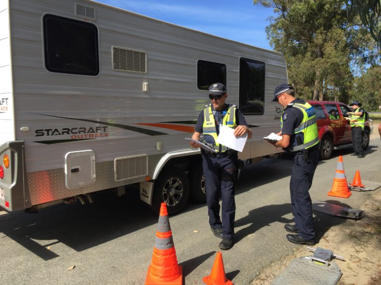 Police Caravan Weight Safety Checks at Newmerella Victoria RVeeThereYet